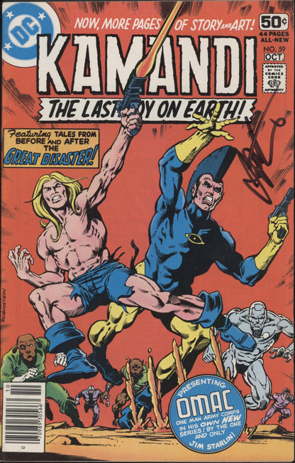 Kamandi The Last Boy On Earth Issue #59 Jim Starlin Personal Copy Auto COA #3