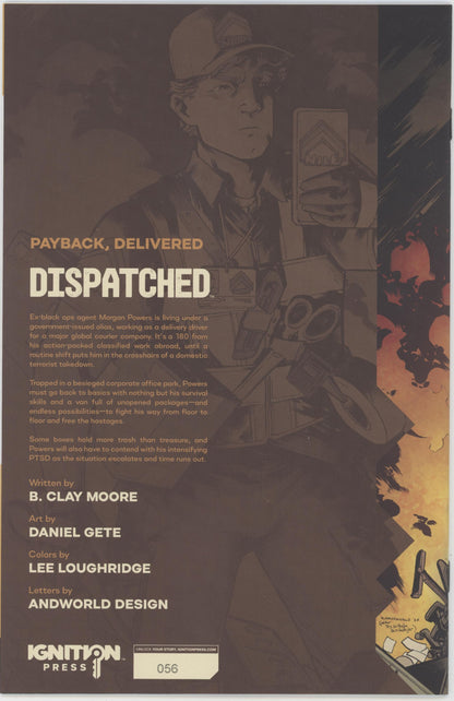Dispatched #1 Cover C Andy Mac Donald 1 in 10