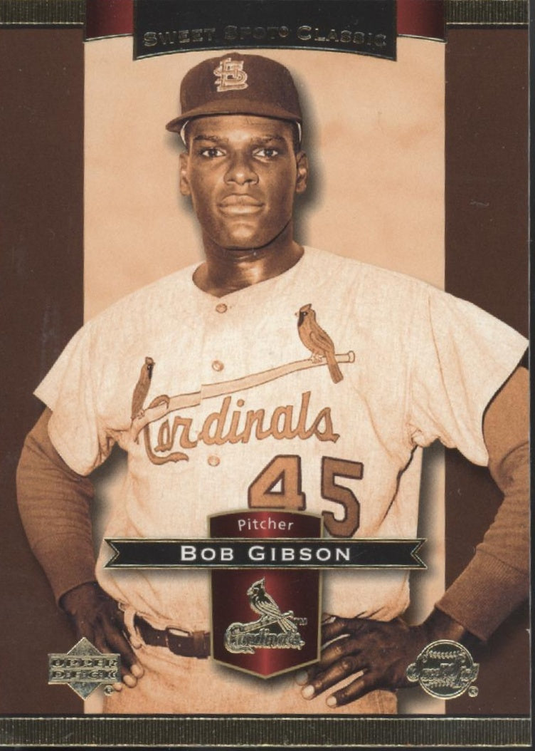 Bob Gibson Baseball Lot of 10