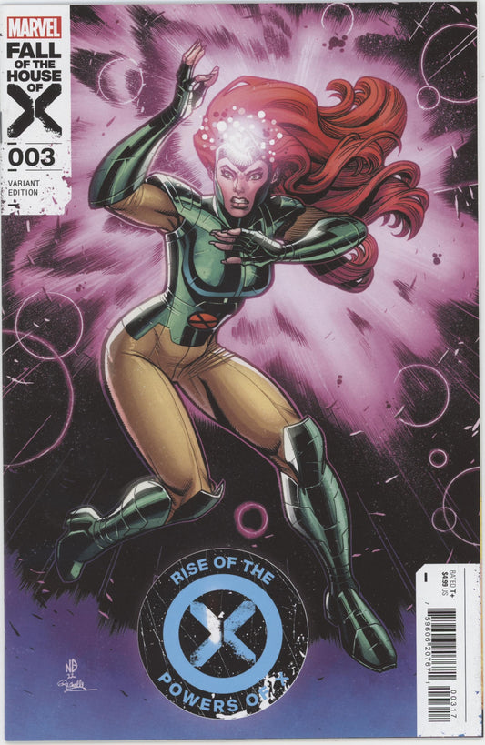 Rise of the Powers of X Issue #3G 1:25 Retailer Incentive Variant