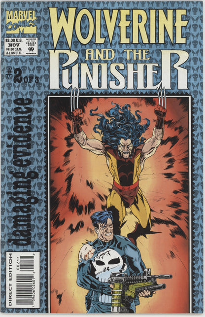 Wolverine and the Punisher Damaging Evidence (1993 Marvel) #1-3