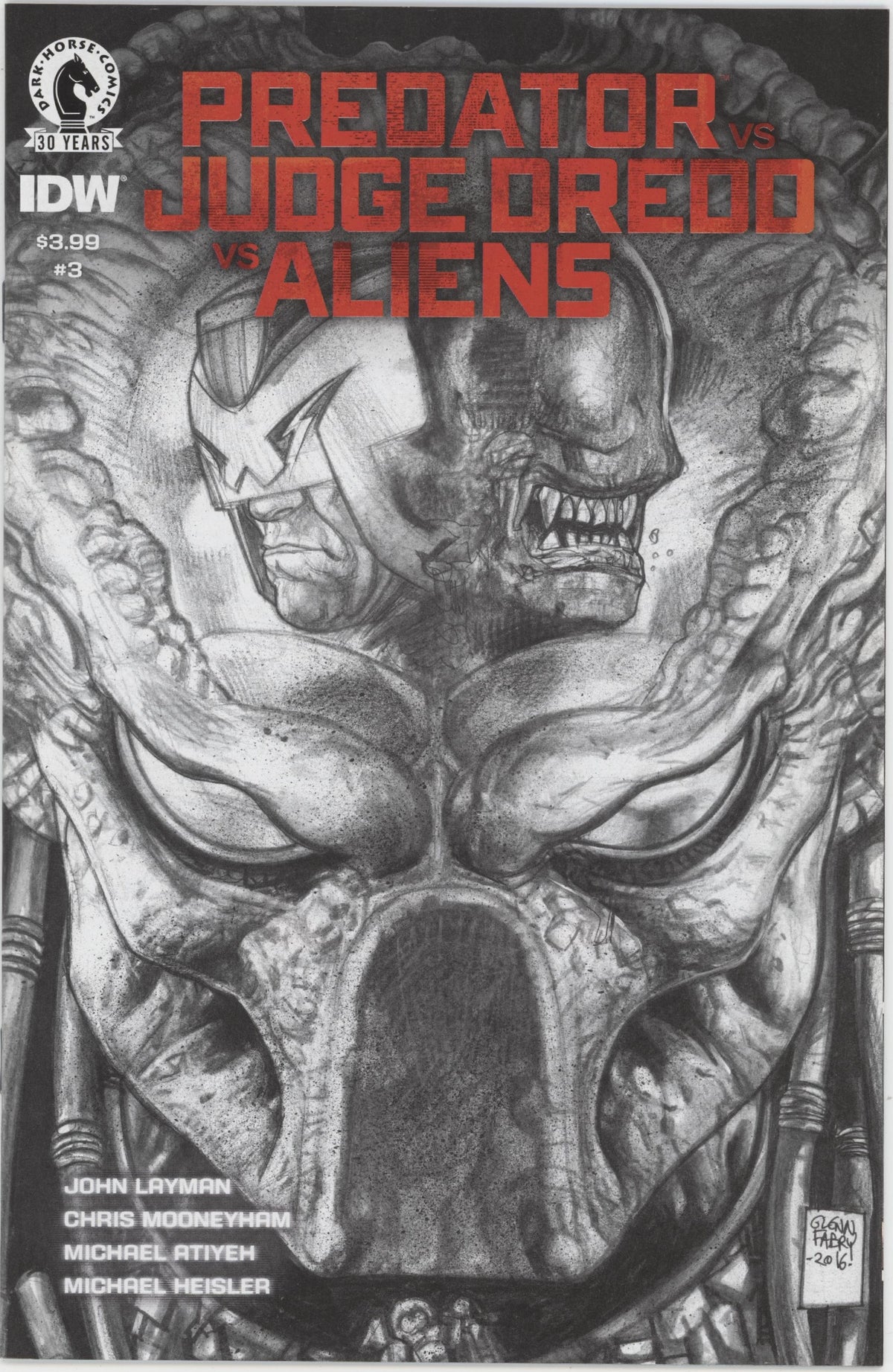 Predator vs. Judge Dredd vs. Aliens (2016 Dark Horse) #1-4