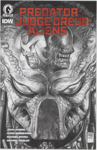 Predator vs. Judge Dredd vs. Aliens (2016 Dark Horse) #1-4
