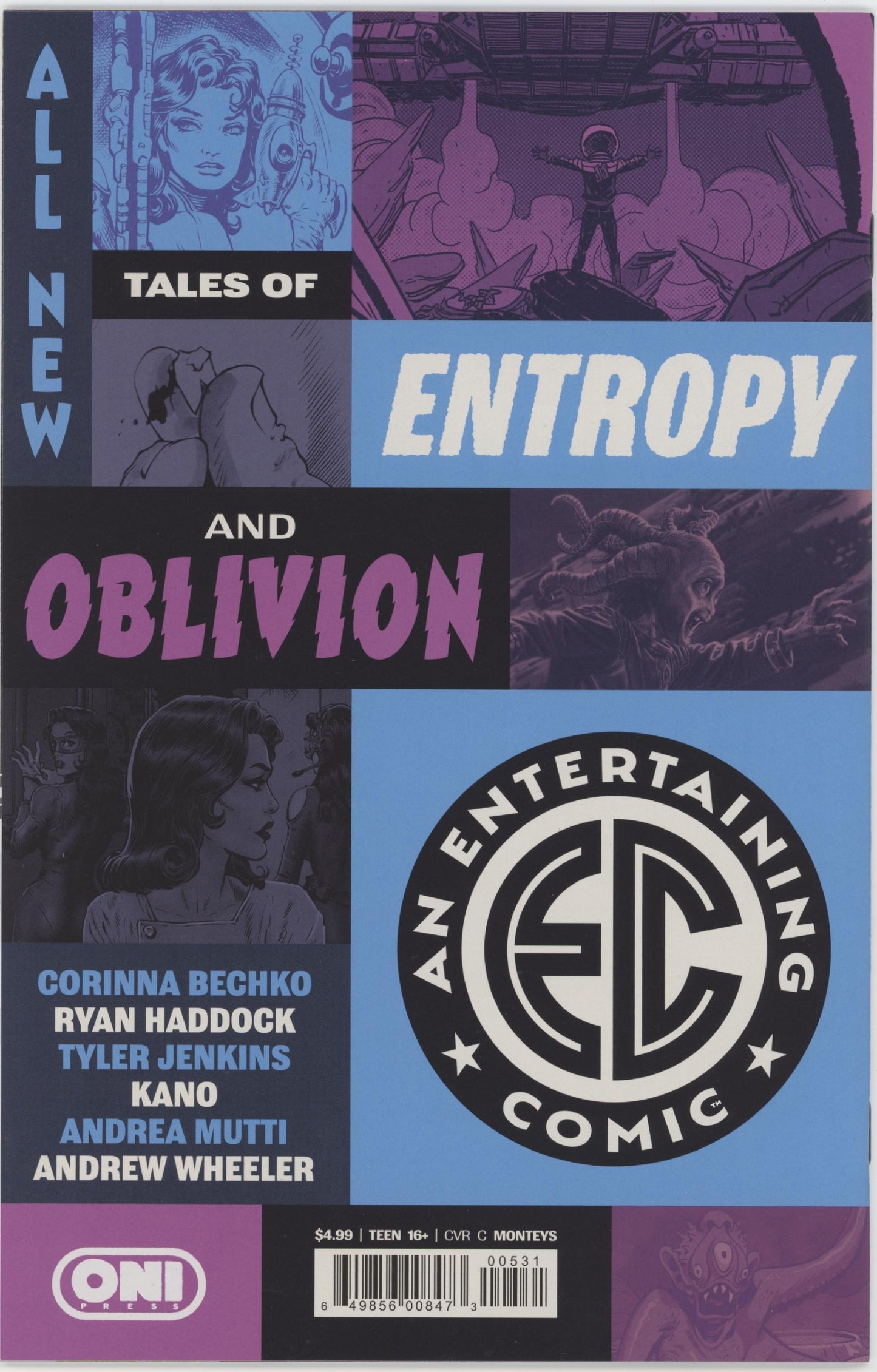 EC Cruel Universe Volume 2 #5 Cover C 1 in 10 Albert Monteys EC Homage Variant