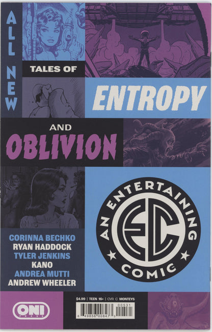 EC Cruel Universe Volume 2 #5 Cover C 1 in 10 Albert Monteys EC Homage Variant