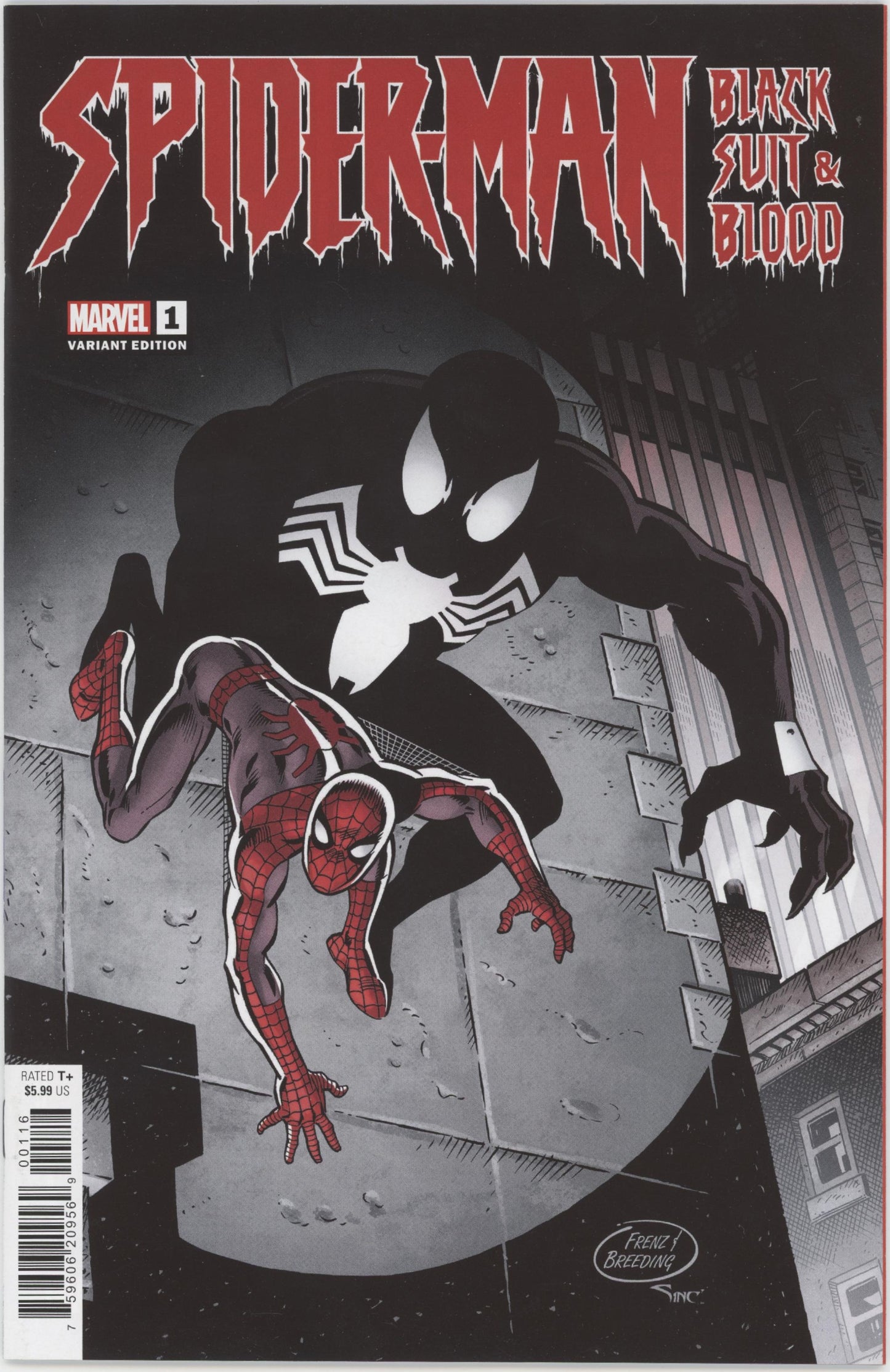 Spider-Man Black Suit and Blood Issue #1F 1:25 Retailer Incentive Variant