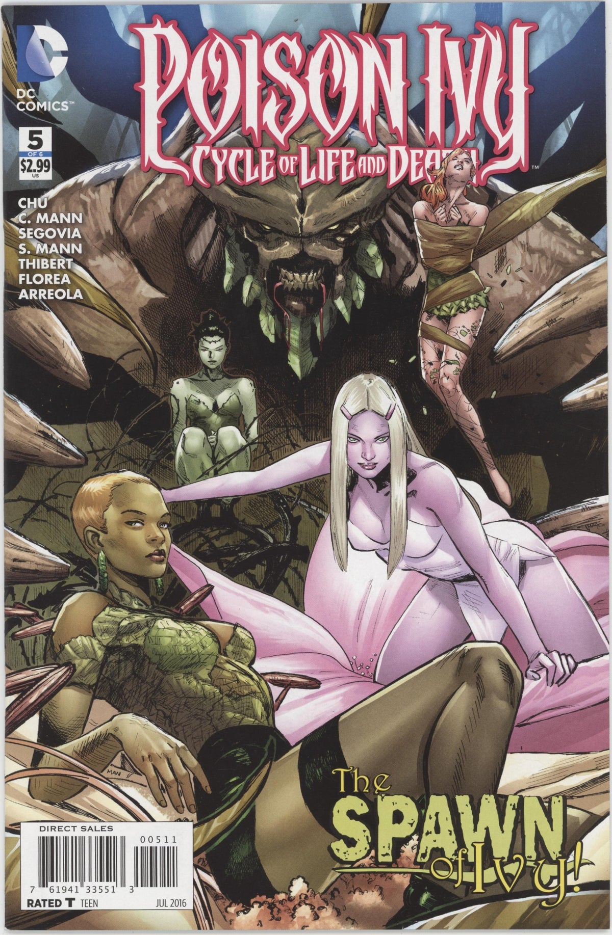 Poison Ivy Cycle of Life and Death (2015) #1-6