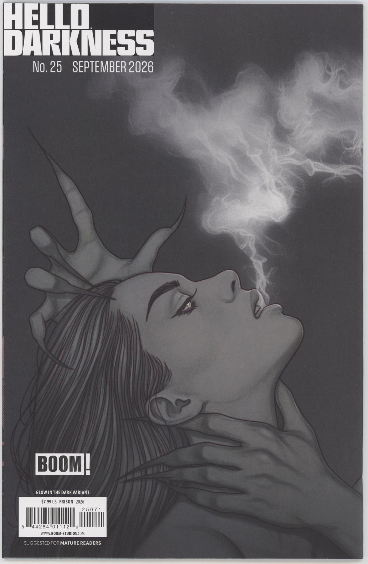 Hello Darkness #25 G 1:20 Variant Edition Glow In The Dark Variant (Full Art, Glow In The Dark, Frison)