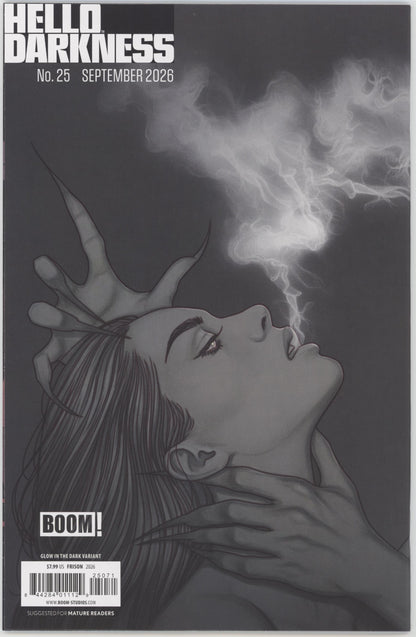 Hello Darkness #25 G 1:20 Variant Edition Glow In The Dark Variant (Full Art, Glow In The Dark, Frison)