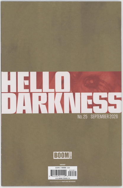 Hello Darkness #25 H 1 in 25 Variant Edition Variant (Full Art, Rivera)