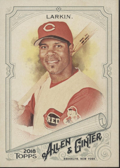 Barry Larkin Baseball Lot of 10