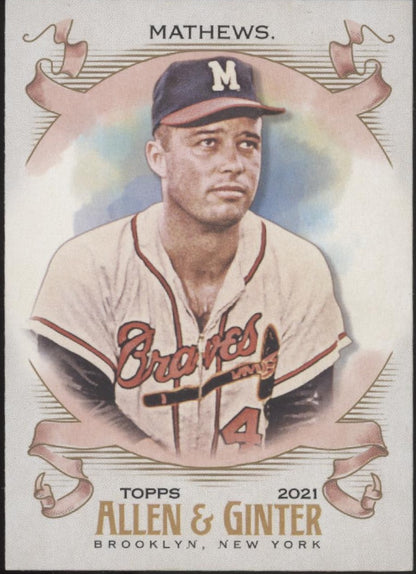 Eddie Mathews Baseball Lot of 10