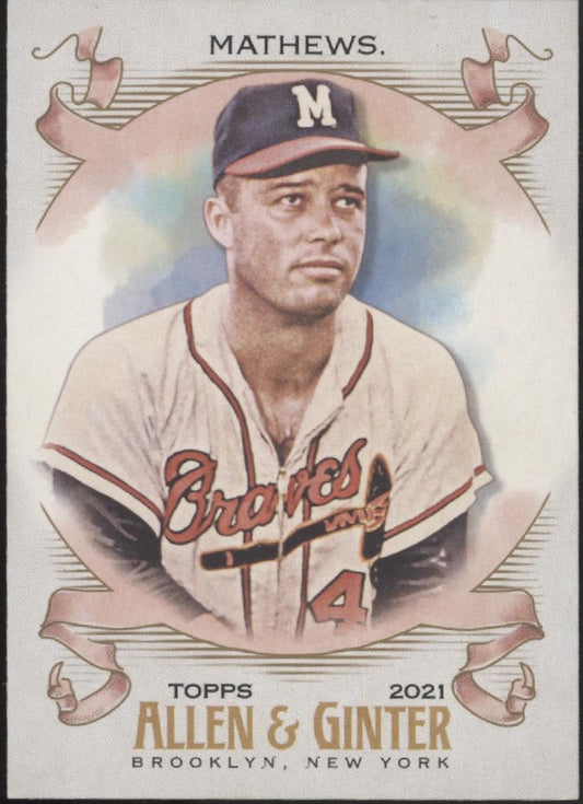 Eddie Mathews Baseball Lot of 10