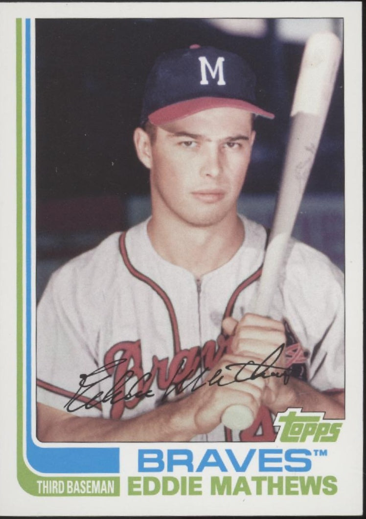 Eddie Mathews Baseball Lot of 10