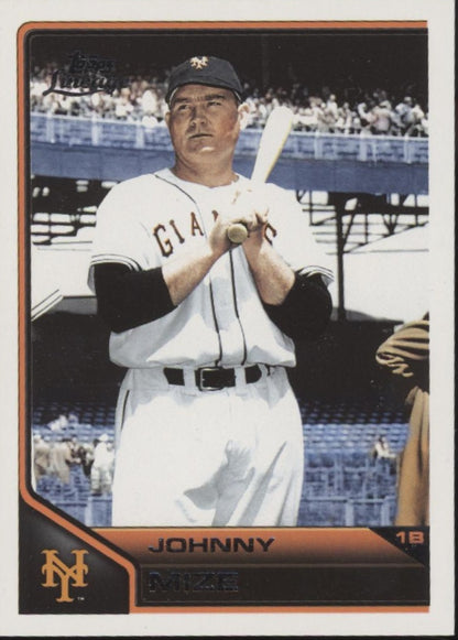 Johnny Mize Baseball Lot of 10