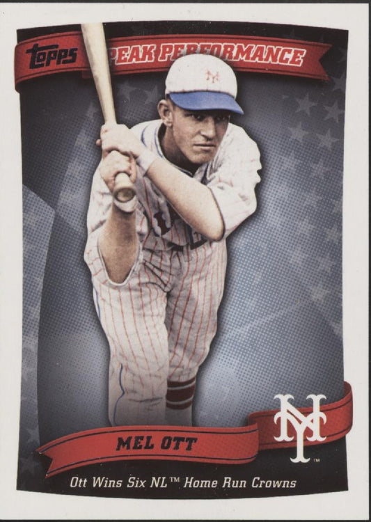 Mel Ott Baseball Lot of 10