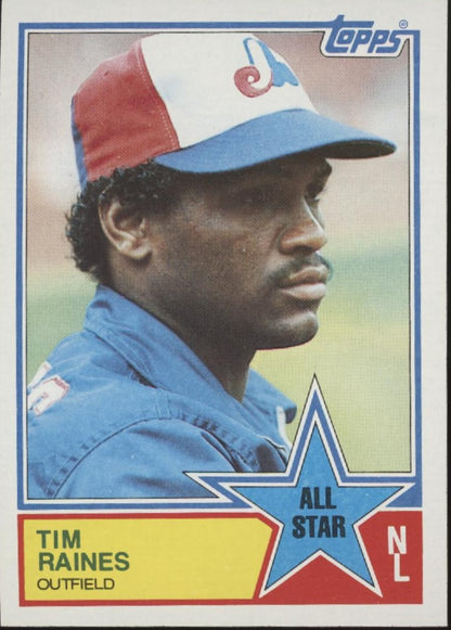 Tim Raines Baseball Lot of 10