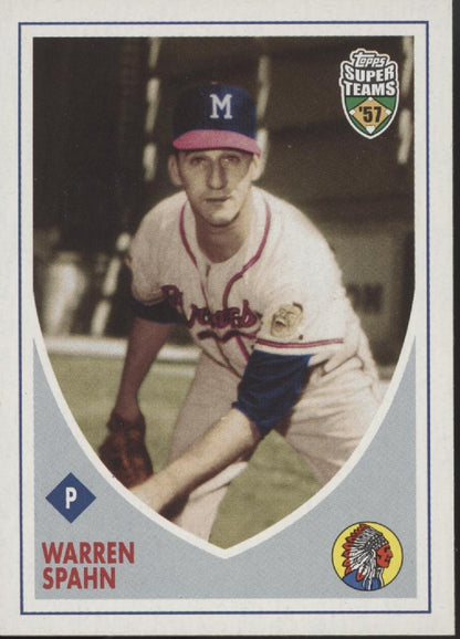 Warren Spahn Baseball Lot of 10