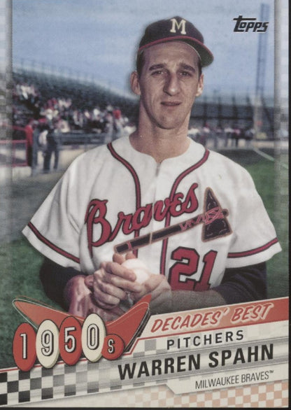 Warren Spahn Baseball Lot of 10