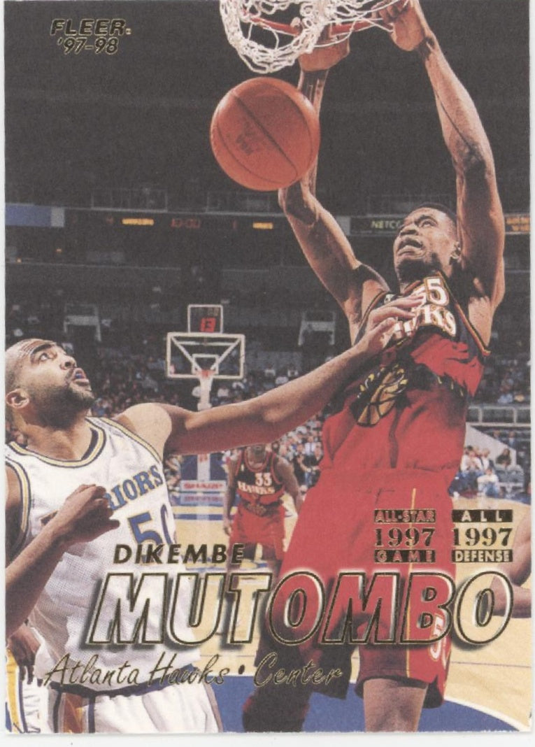 Dikembe Mutombo Basketball Lot of 10