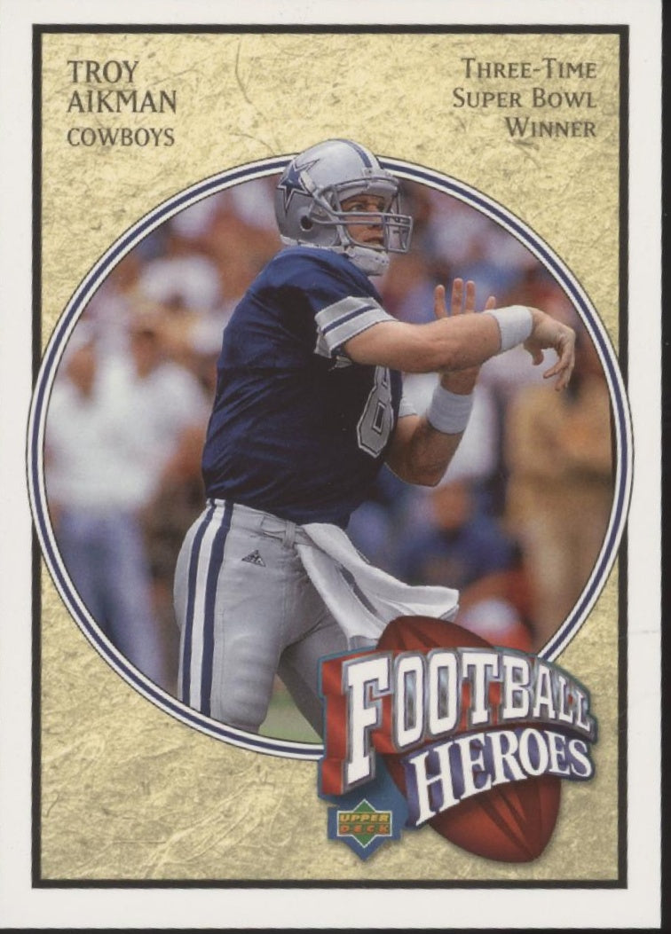 Troy Aikman Football Lot of 10