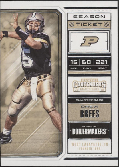 Drew Brees Football Lot of 10