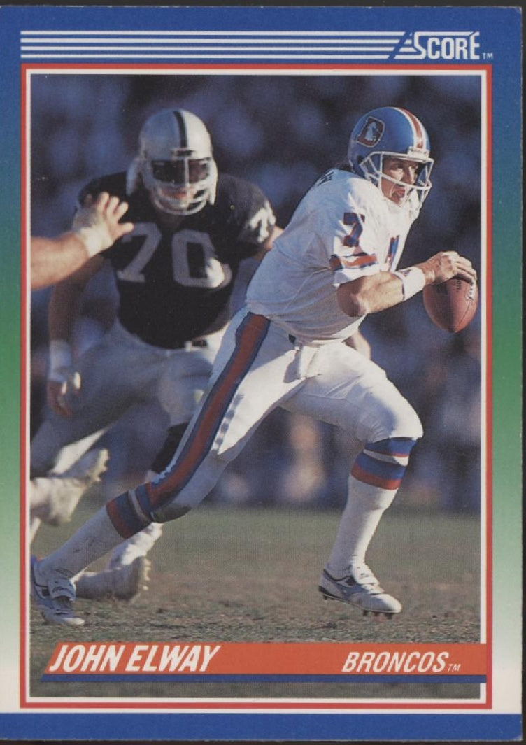 John Elway Football Lot of 10