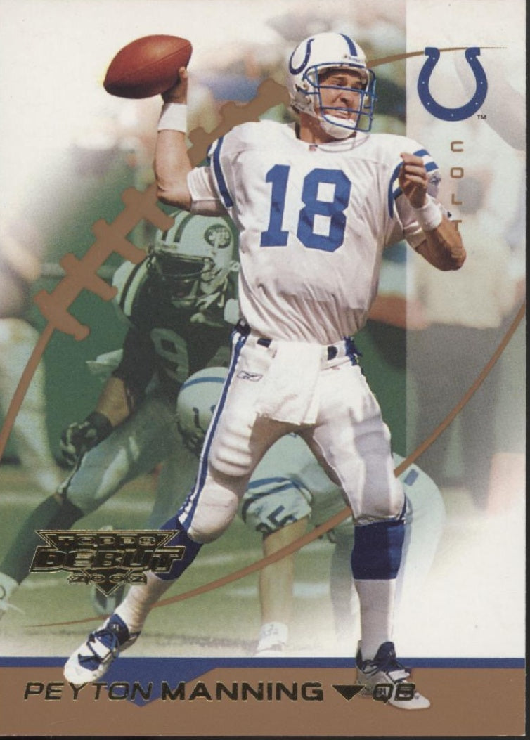 Peyton Manning Football Lot of 10
