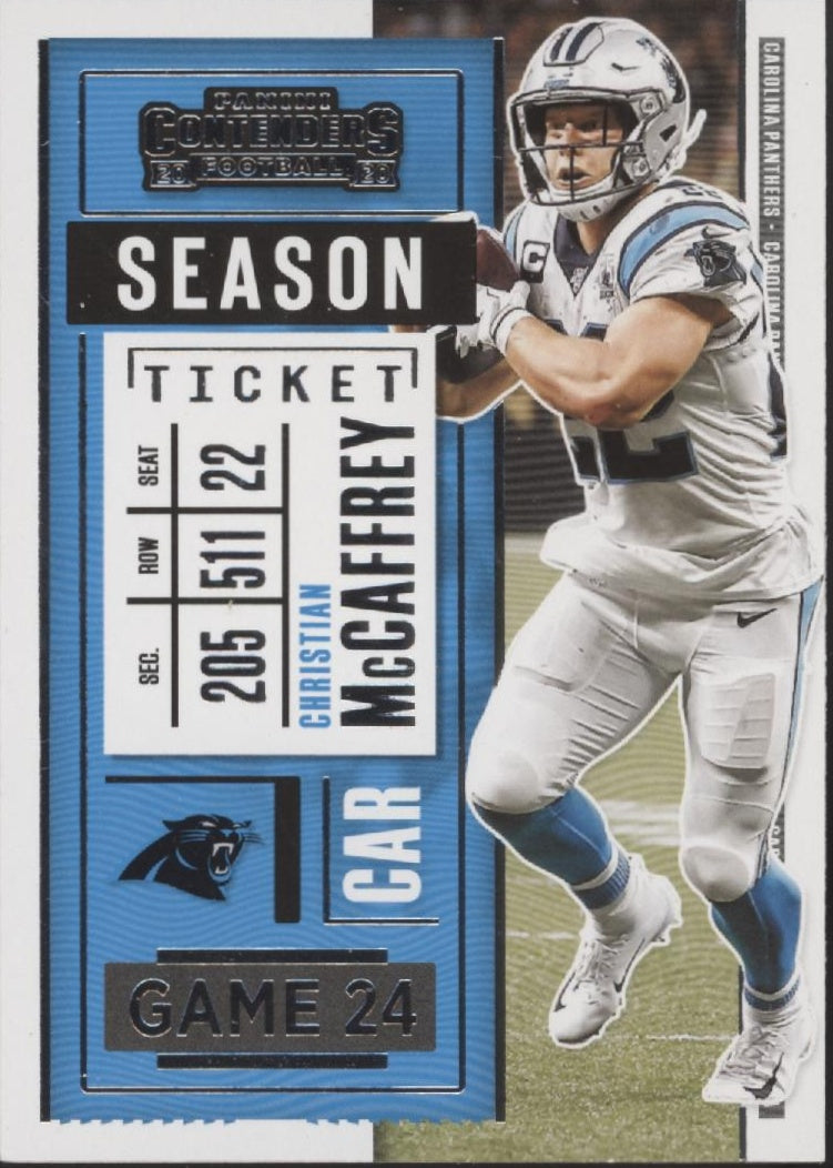 Christian McCaffrey Football Lot of 10
