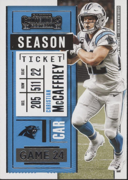 Christian McCaffrey Football Lot of 10