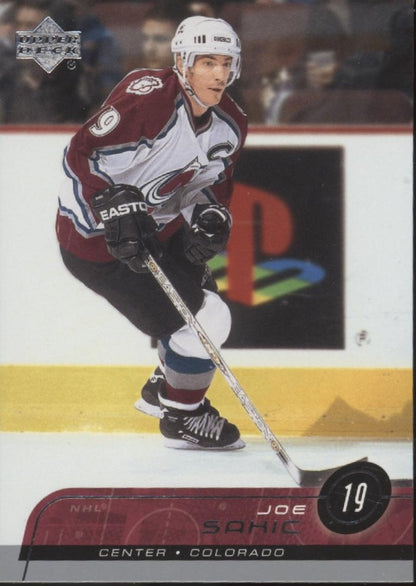 Joe Sakic Hockey Lot of 10