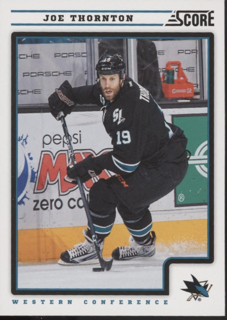 Joe Thornton Hockey Lot of 10