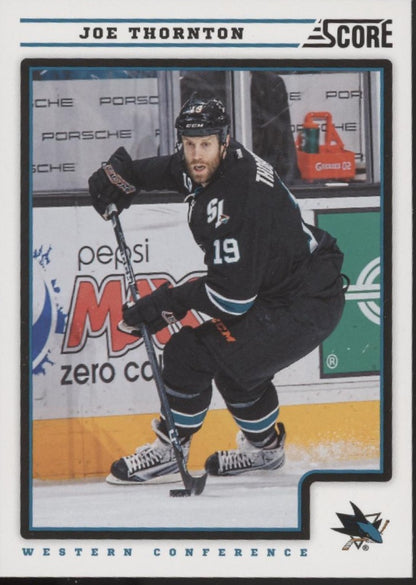 Joe Thornton Hockey Lot of 10