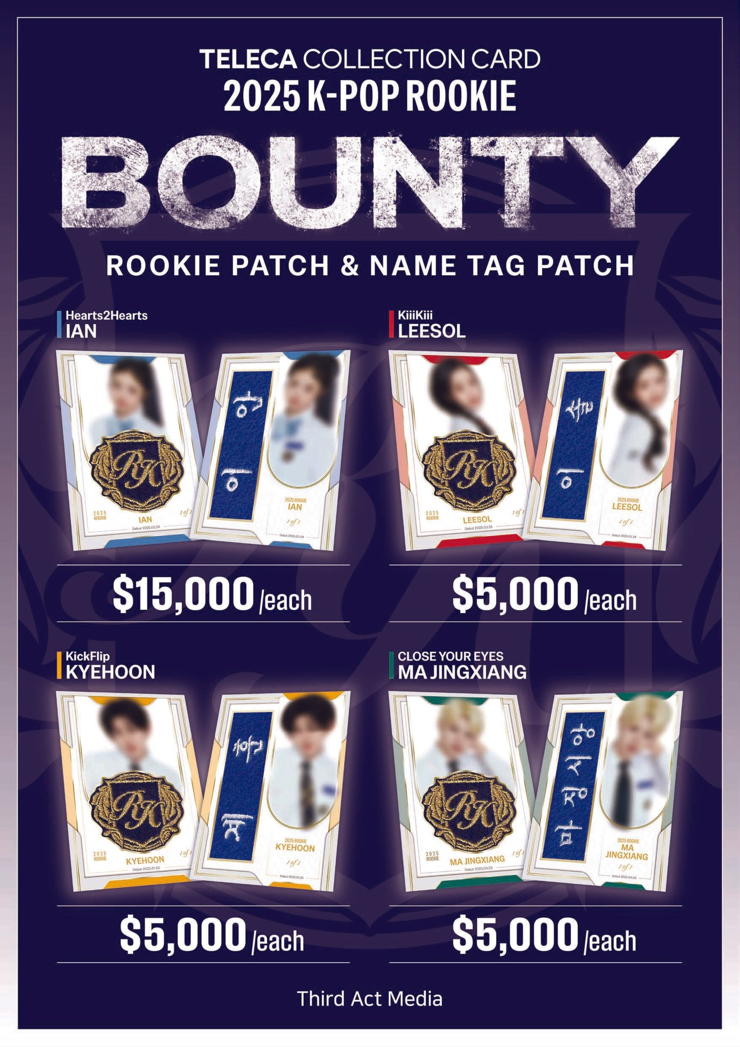 2025 Break & Company K-Pop Rookie Teleca Collection Hobby Box