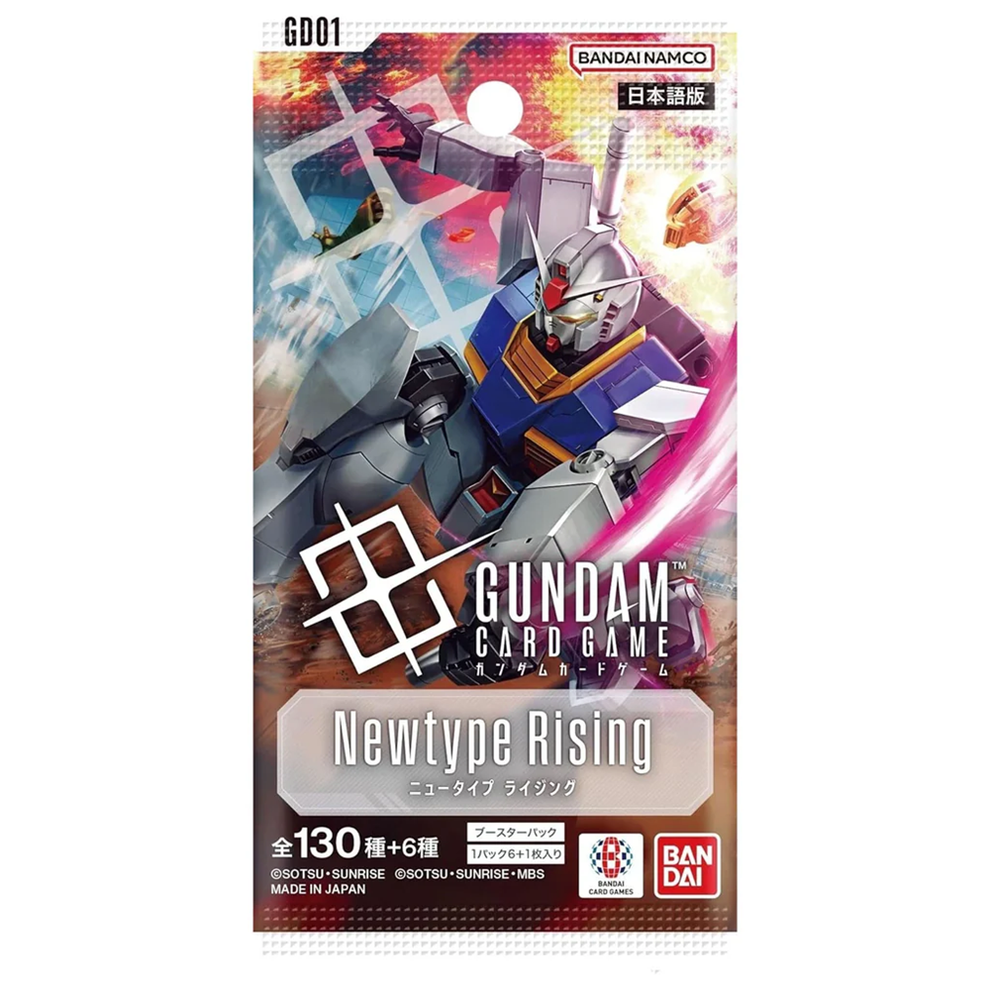 Newtype Rising [GD01] R以下4コン Gundam TCG: Newtype Rising Japanese Booster Pack [GD-01
