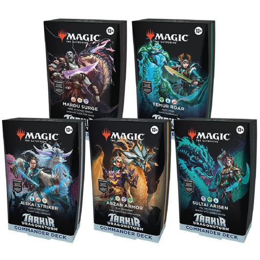 Magic the Gathering: Tarkir Dragonstorm Commander Deck Set (Set-of-5) *Expected Release Date 4-4-2025*