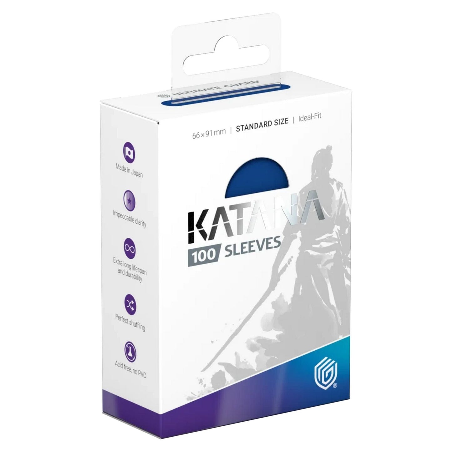 Ultimate Guard: Katana Standard-Size Sleeves 100ct (Blue Bird)