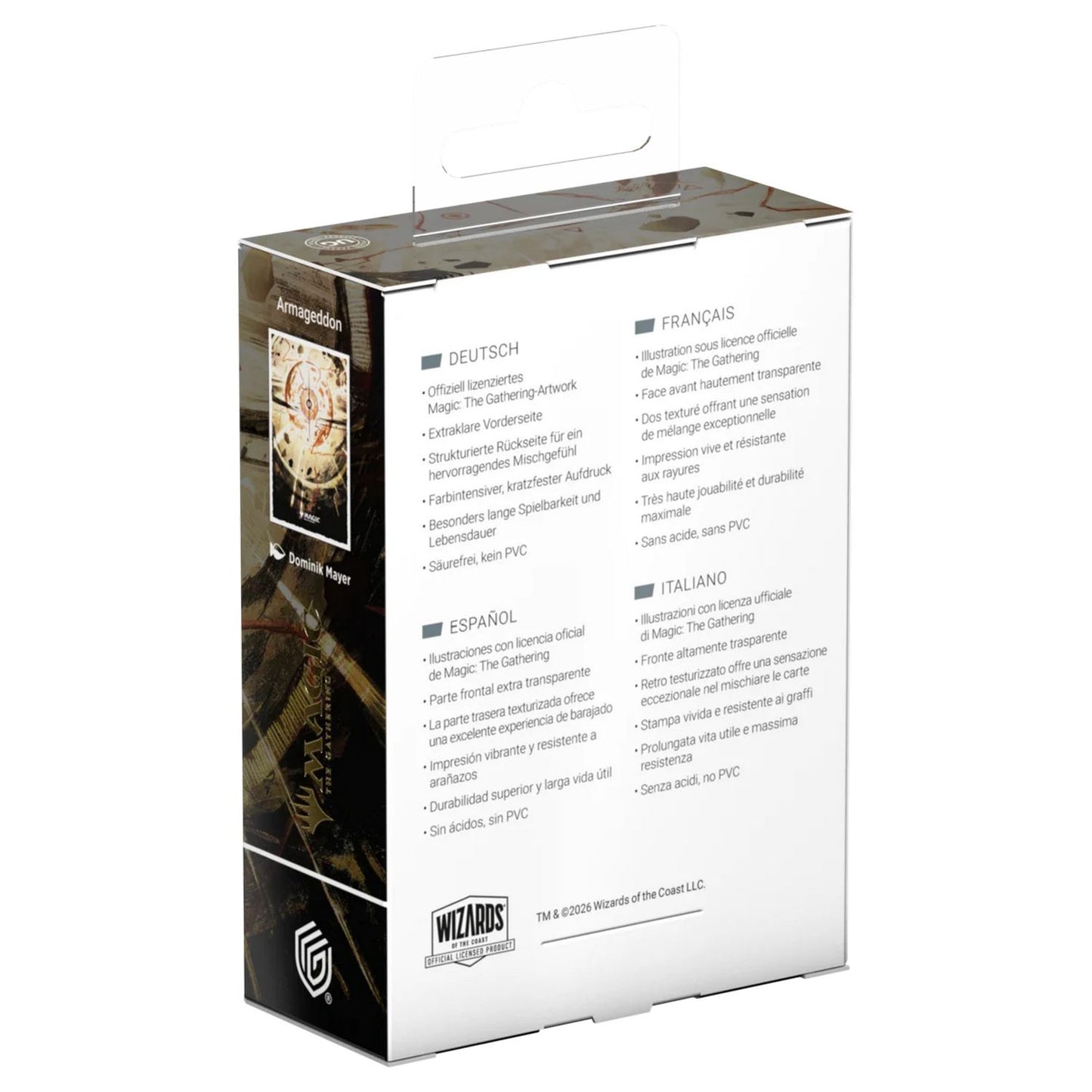 Ultimate Guard: Magic the Gathering Secrets of Strixhaven Art Sleeves (Armageddon)