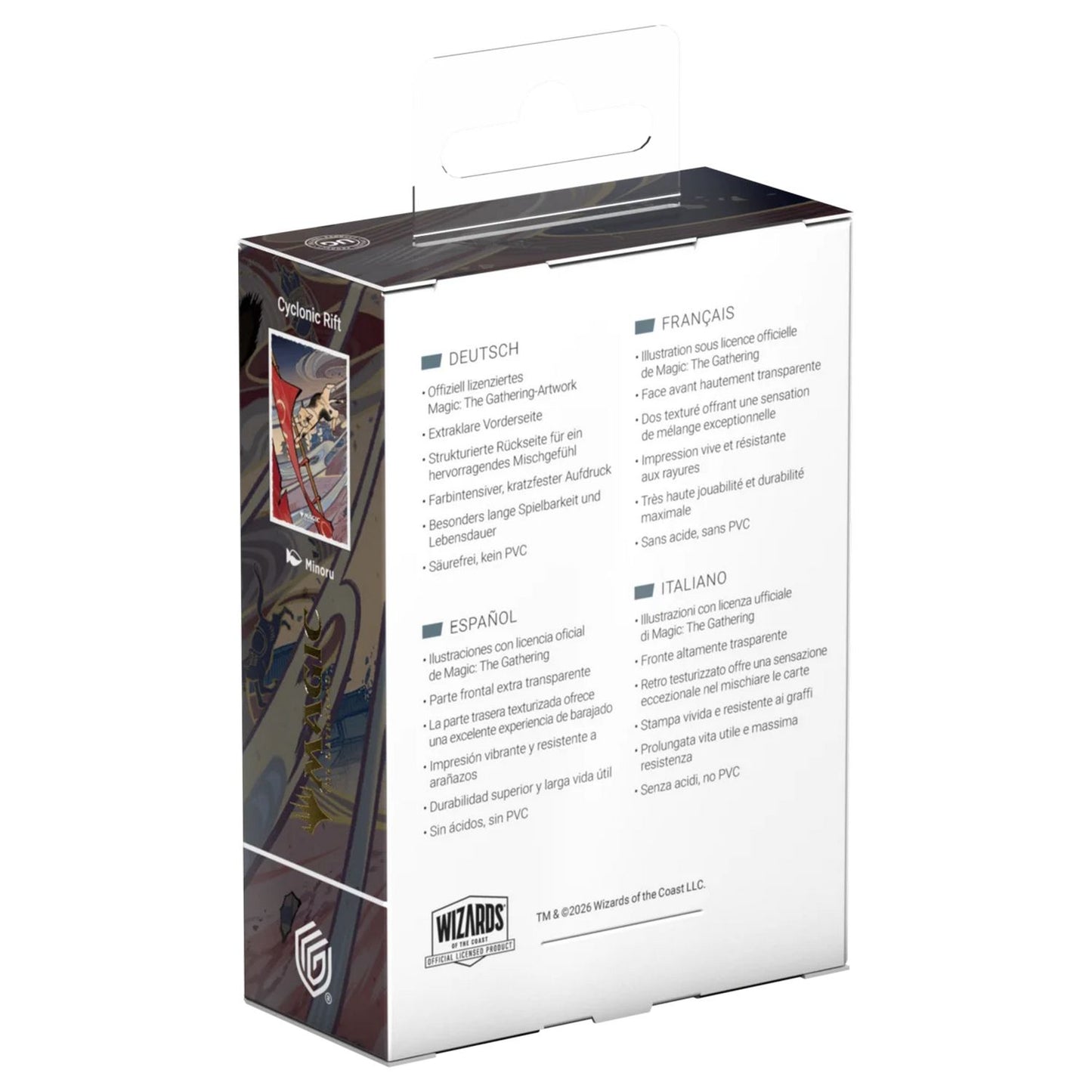 Ultimate Guard: Magic the Gathering Secrets of Strixhaven Art Sleeves (Cyclonic Rift)