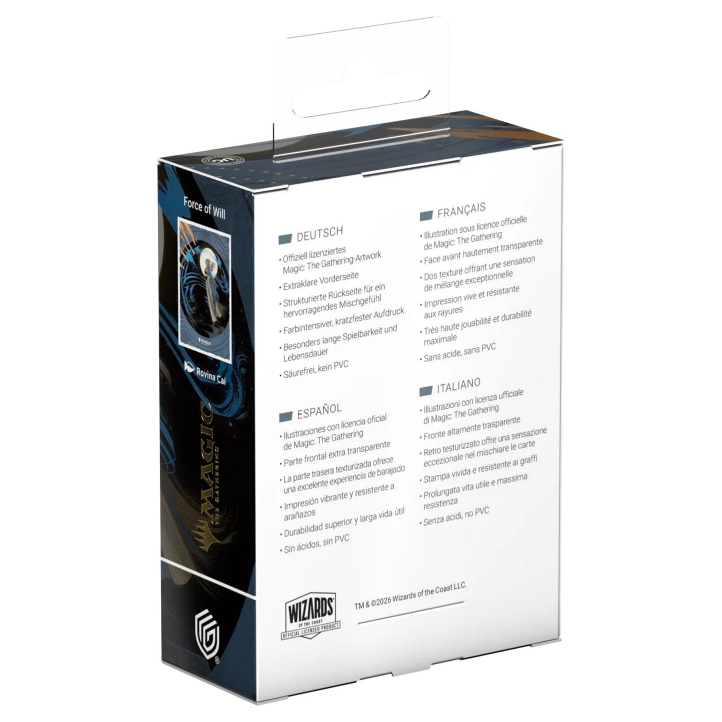 Ultimate Guard: Magic the Gathering Secrets of Strixhaven Art Sleeves (Force of Will)