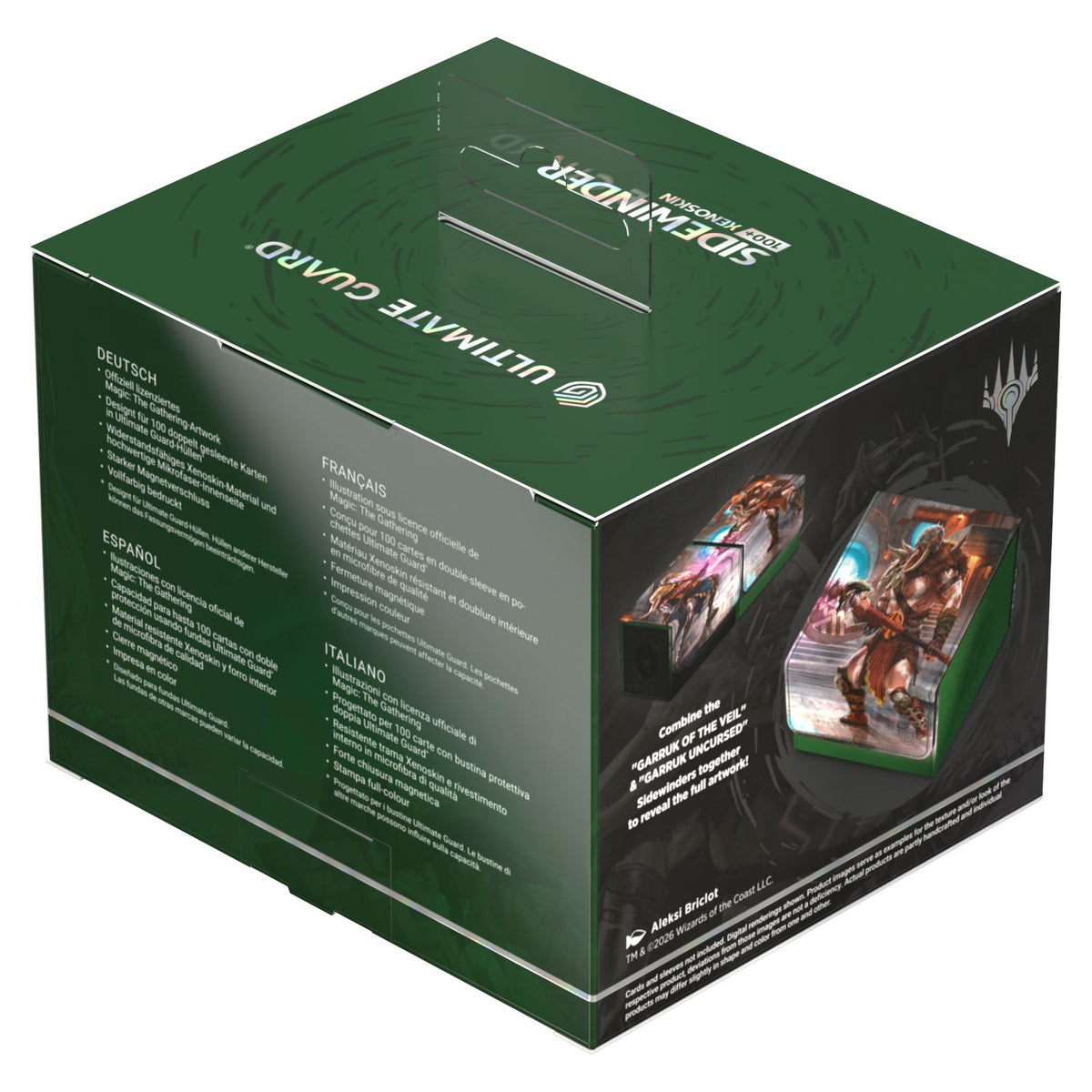 Ultimate Guard: Magic the Gathering Reality Fracture Sidewinder 100+ Xenoskin (Garruk Uncursed)