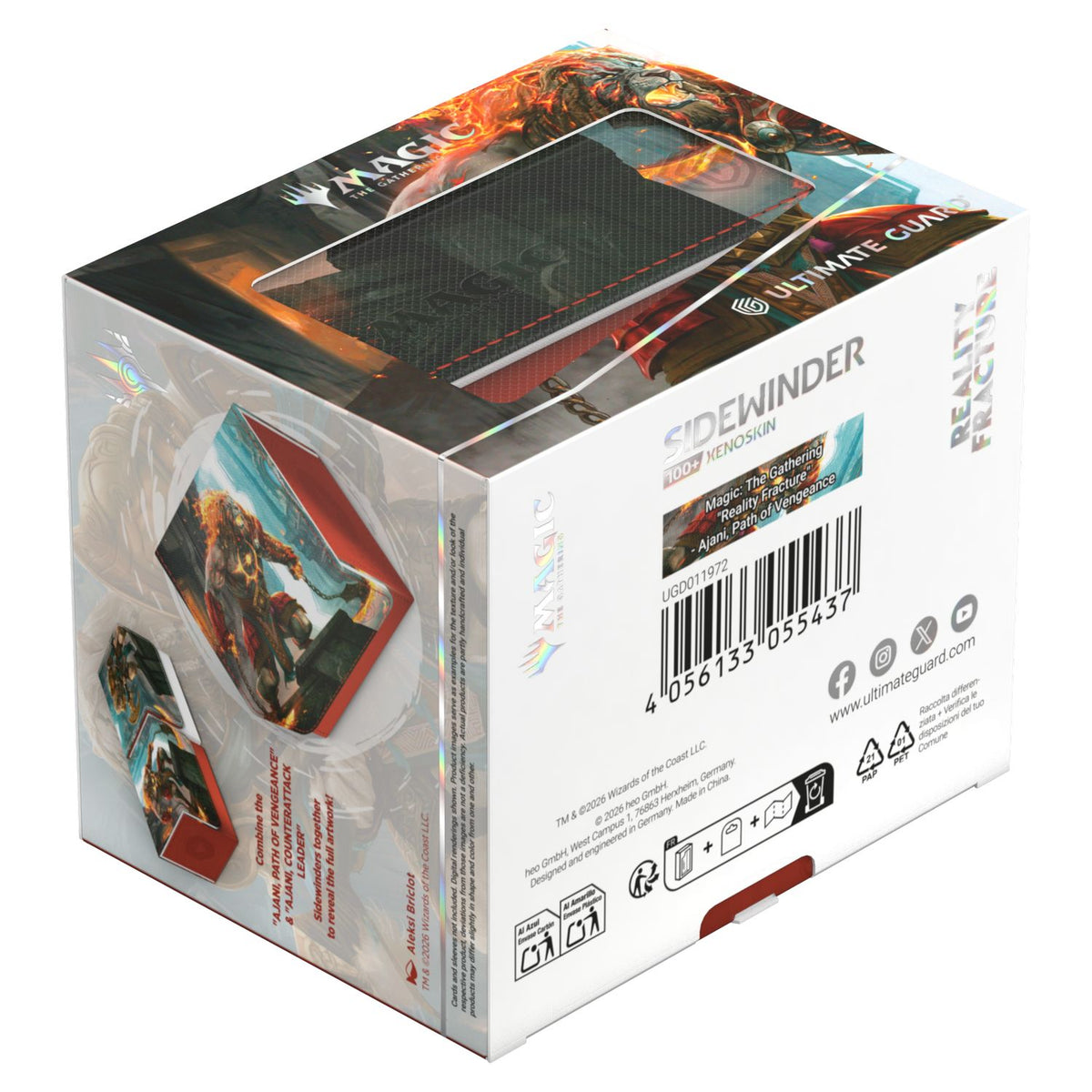Ultimate Guard: Magic the Gathering Reality Fracture Sidewinder 100+ Xenoskin (Ajani, Path of Vengeance)