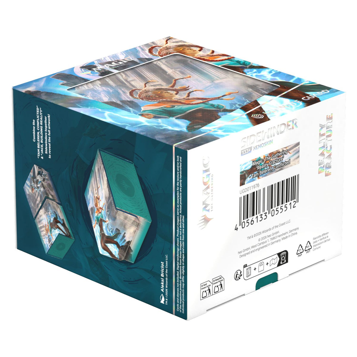 Ultimate Guard: Magic the Gathering Reality Fracture Sidewinder 133+ Xenoskin (Tam Beleren, Conflicted)