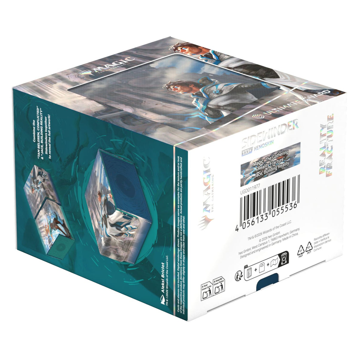 Ultimate Guard: Magic the Gathering Reality Fracture Sidewinder 133+ Xenoskin (Jace, Building Reality)