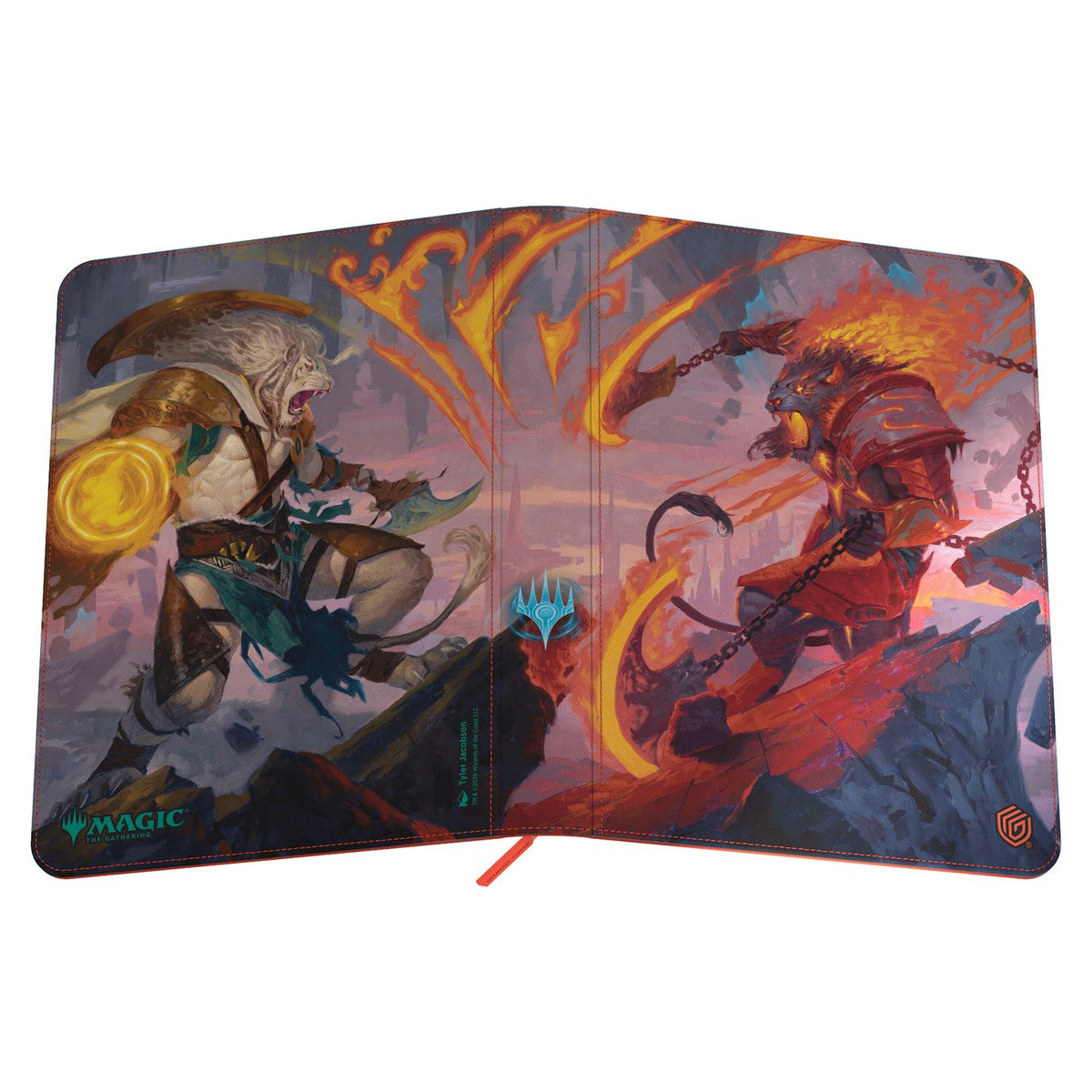 Ultimate Guard: Magic the Gathering Reality Fracture Zipfolio 360 9-Pocket Xenoskin (Ajani Resolute/Ajani Unrelenting)