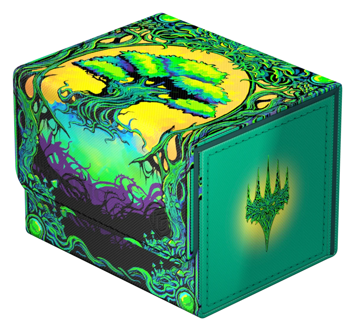 Ultimate Guard: Magic the Gathering: Mana Token Sidewinder 100+ Deck Box (Forest)