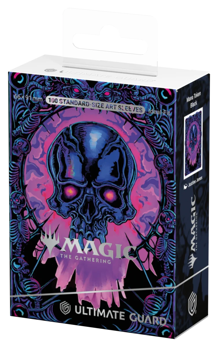 Ultimate Guard: Magic the Gathering Mana Token Art Sleeves 100ct (Swamp)
