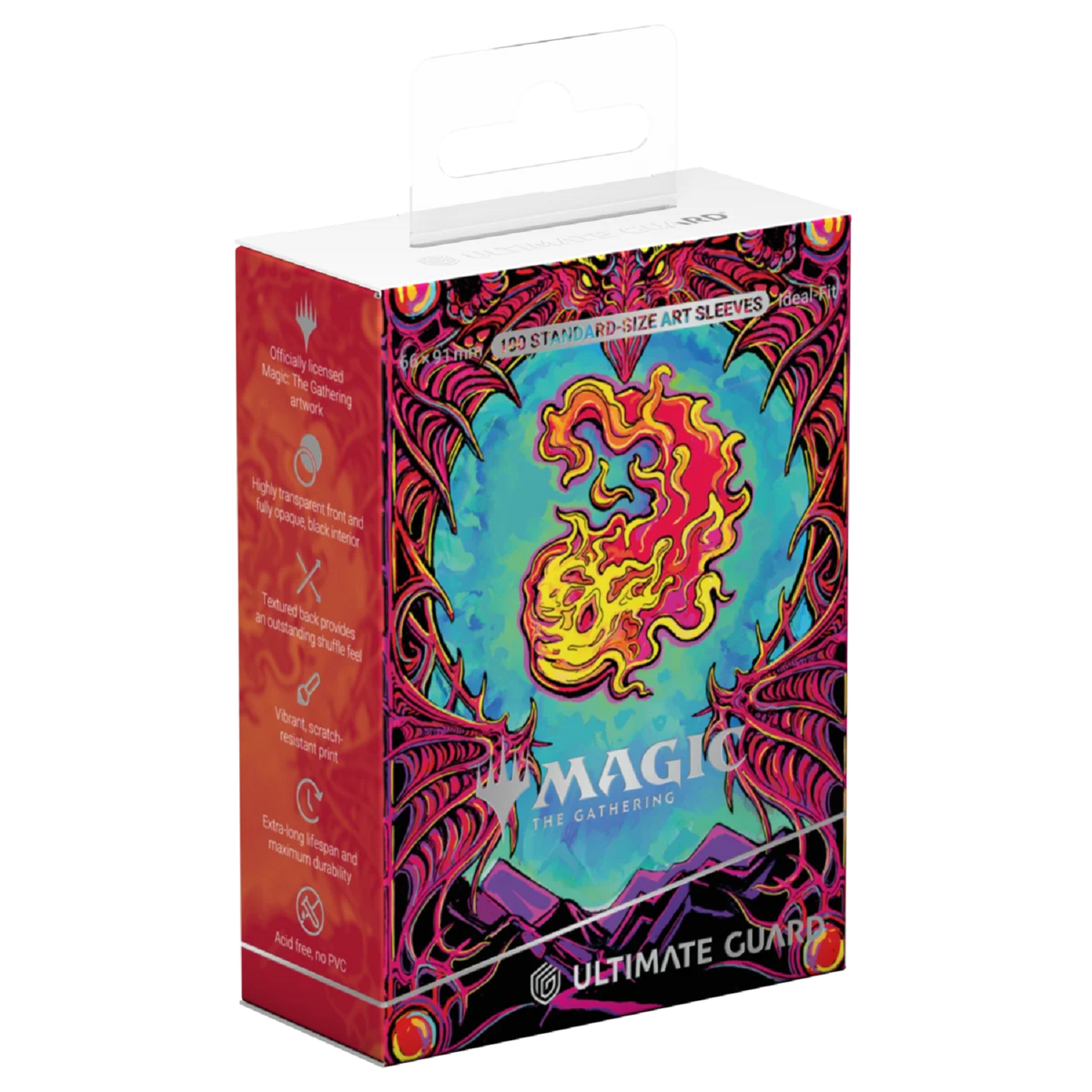 Ultimate Guard: Magic the Gathering Mana Token Art Sleeves 100ct (Mountain)
