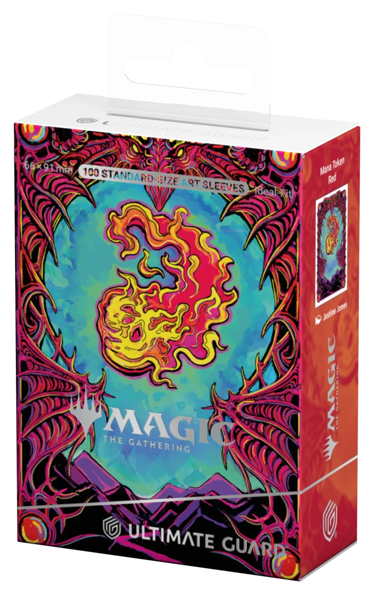 Ultimate Guard: Magic the Gathering Mana Token Art Sleeves 100ct (Mountain)