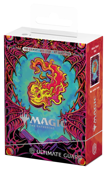 Ultimate Guard: Magic the Gathering Mana Token Art Sleeves 100ct (Mountain)
